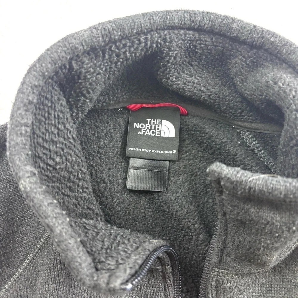 The North Face Men's Charcoal Heather 1/2 Zip Skyline Fleece Pullover Jacket (M)